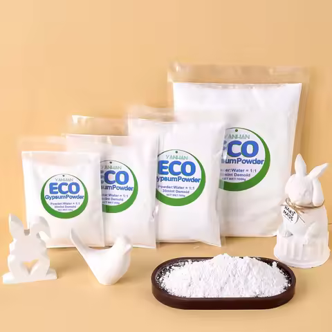 1Kg High Density Gypsum Powder Plaster Casting Production Supplies DIY Cement Clay Crafts Handmade G