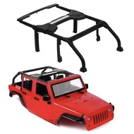 Jeep rubicon wrangler Injora WB313 roll cage bar safari open roof RC 1/10 Axial SCX10 RGT FREEMAN