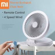For Xiaomi Edon Portable Desktop Fan Remote Control Mini Smart Air Circulator Fan Personal Foldable 