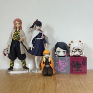 All@$200 鬼滅之刃 figure 扭蛋 Banpresto Bandai 絆裝 錆兔 香奈乎 FuRyu 趴趴 趴箱公仔 魘夢 墮姬 上弦鬼 我妻善逸 坐姿 premium 扭蛋 迷你模型