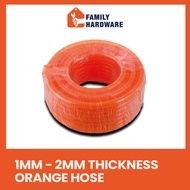 ORANGE HOSE 16mmx10mm 20mm 30mm Orange PVC Hose GETAH HOSE GARDEN HOSE ORANGE HOSE PIPE GETAH HOSE A