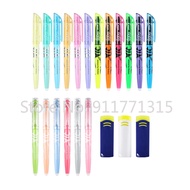 6/18pcs Pilot Sw-fl Frixion Erasable Highlighters Soft Light Pastel Color Normal Colour Highlighter 