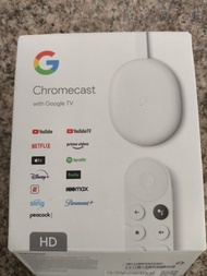 Chromecast HD Google TV with warranty