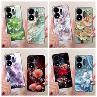 Phone Case For Itel P55 4G A666L A666LN / P55 5G P661N P665L / Power 55 5G Casing Fashion Flower But