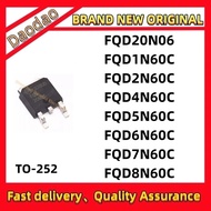 5PCS FQD20N06 FQD1N60C FQD2N60C FQD4N60C FQD5N6N60C FQD6N60C FQD7N60C FQD8N60C 20N06 1N60C 2N60C 4N6