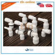 Water Filter Fitting 1/4" , 3/8", 1/2" , Elbow Series, Compatible For Cuckoo, Coway, Elken, SK Magic, Amway, Kangen