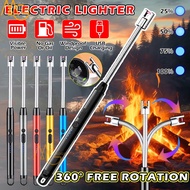 Electric Arc Lighter Candle Lighter Windproof Lighter USB Rechargeable 360° Stove Ignition Gun for O