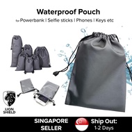 (SG) Waterproof Pouch/Bag for Powerbank/AirPod/Phone/Earbuds/cable/note/etc mobile accessories