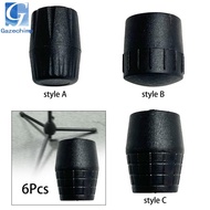 [Gazechimp] 6-piece Microphone Stand Foot Caps, Microphone Rack Foot Pads, Rubber Pads, Rod End Buff