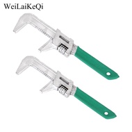WeiLaiKeQi F Type Wrench Pipe Spanner Steel Metal Plumbing Pliers Wide Opening Spanner