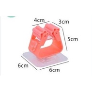 GANTUNGAN Moop Broom Holder / Hanger Holder Mop Holder Clamp/ Broom Hanger/ Wall Mounted Mop/ Bathro