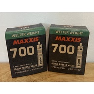 Maxxis Welter Weight Bicycle Tube 700x23/32C Presta Valve 60mm 80mm