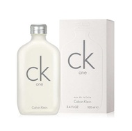 (100% Original ของแท้) Calvin Klein One EDT 100ml นำหอม CK ONE EAU DE TOILETTE 100 มล.