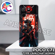 AC75/Case poco C71/ ANIME Motif/softcase poco C71/casing poco C71/silicone poco C71
