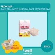PROXIMA BABY 3D 4 LAYER SURGICAL FACE MASK (BUNNY)