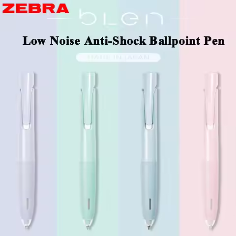 ZEBRA BLEN Ballpoint Pen JJZ66 0.5mm Limited Colors Lightweight Rod Low Noise Anti-Shock Black Gel P