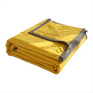 Ice Blanket for All-Season - Summer Cooler Quilt for Hot Sleepers and Night Sweats Yellow 140 X 200c