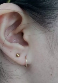 10k loop earrings