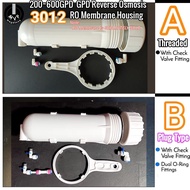 3012 RO Housing Module 3.2 Inches Inner Diameter for 200GPD 300GPD 400GPD 600GPD Reverse Osmosis