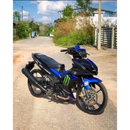 Y15 Y15ZR V1 V2 MONSTER BODY COVER SET COVERSET HLD / MONSTER COVERSET Y15zr Y15 COVERSET BIRU