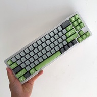 SA profile  lime keycaps  Double Shot  ABS material mechanical keyboard keycap set