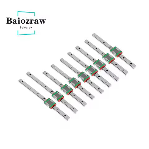 Baiozraw Annex K3 3D printer 9pcs/set Linear Rail MGN9C 250mm 300mm DIY Rail Ki build high quality l