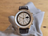 Used Breitling Navitimer Montbrillant Olympus R19350 二手 百年靈 紅金 限量版 年曆 月相 計時 複雜功能款