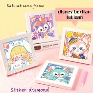 Diamond Painting DIY Handbuatan/ disney Diamond Painting Creative Educational Diamond Painting/ Fram