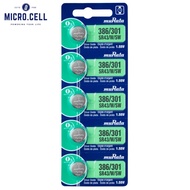 Murata 301/386 SR43 SR43/W/SW Watch Battery - Made in Japan Button Cell Batteries