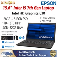 Epson 13.3“ 15.6“ Laptop i3 10th i5 6/7/8th Gen CPU Intel Graphics 630 GPU 512GB SSD 2TB HDD 8-32GB 