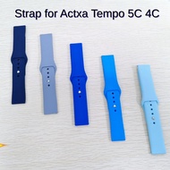 Strap for Actxa 2228 Tempo 5C 4C Durable Soft Silicone Watch Band for Healthy 365 Fitness Tracker NS