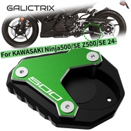For Kawasaki NINJA500 Z500 Ninja 500 Z 500 SE 2024 2025 Motorcycle Accessories Kickstand Pad Side St