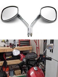 Suitable for Honda Kawasaki Suzuki Motorcycle 10mm Universal Diamond Leopard HJ125K Rearview Mirror 