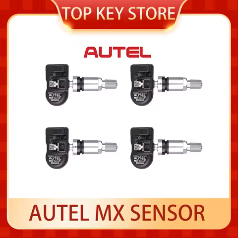 4 PCS Autel Programable TPMS MX Sensor Metal Screw-in 2-in-1 433MHz+315MHz For TS508WF TS501 TS601 T