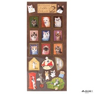 日本 Pottering Cat 收藏用郵票貼紙/ 寄信