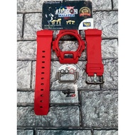 SET DW6900 MERAH INITIAL D ( BNB + BUCKLE JAPAN + FACEPLATE + BACKLIGHT)