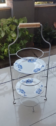 Tataan Piring Hajatan 5 Susun / Tentengan Piring Bahan Besi Kokoh