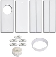 Alpine Hardware Portable Air Conditioner Window Kit with Coupler Adjustable Window Seal for AC Unit, Sliding AC Vent Kit for Exhaust Hose, Universal for Ducting with 5.9 Inches Diameter