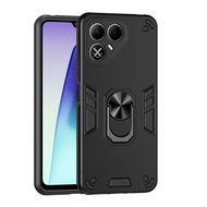 Casing for Tecno Pova 8 5G LK6 Phone Case Car Magnetic Ring Holder Armor Shockproof Silicone Edges P