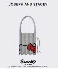韓國Joseph & Stacey X Sanrio聯乘針織百摺袋