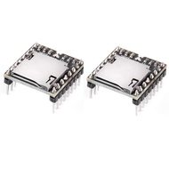 HiLetgo 2pcs mp3 player Mini MP3 Player Audio Voice Module TF Card U Disk Board for DFPlayer Audio V