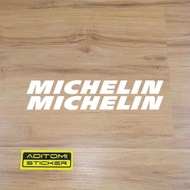 Michelin die cut sticker