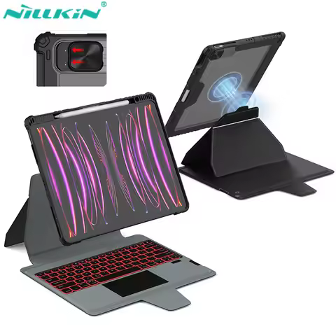 Nillkin Magic Keyboard Case For iPad Pro 12.9 11 Magnetic Detachable Backlight Keyboard Lens Protect