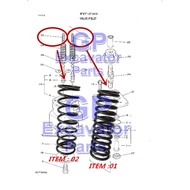 EX100-1 / EX120-1 / EX200-1 / EX300-1 / EX200-5 / EX300-3 HYDRAULIC EXCAVATOR PILOT VALVE SPRING (42