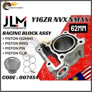 JLM 62 MM Y16 Y16ZR NVX155 NVX NMAX 62MM RACING BLOCK SET CYLINDER BLOCK SET RACING