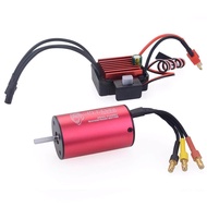 Động Cơ Không Chổi Than 2845 3800KV Chống Nước + 35A ESC + S0600P 6KG Servo Cho Rc Traxxas HSP Monst