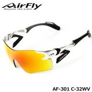 日本製 AirFly AF-301 C-32WV 運動廣角太陽眼鏡 (近視框不適用)