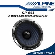 Alpine DP 653 Series DSP Component 3 Way Speaker Set 6.5" + Mid Range Tweeter System 3.5" DP-653 6.5