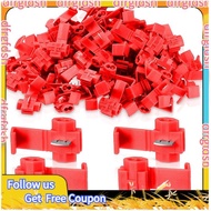 【D&F】120 Pieces Solderless Splice Snap Electrical Wire Connector for Automobile Industrial Wire, 22-