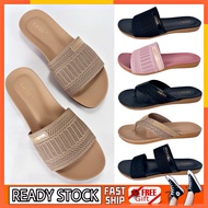 〔Young.Wears〕 Ladies Flat Fashion Slipper Women Casual New Design Sandal / Kasut Selipar Wanita Pere